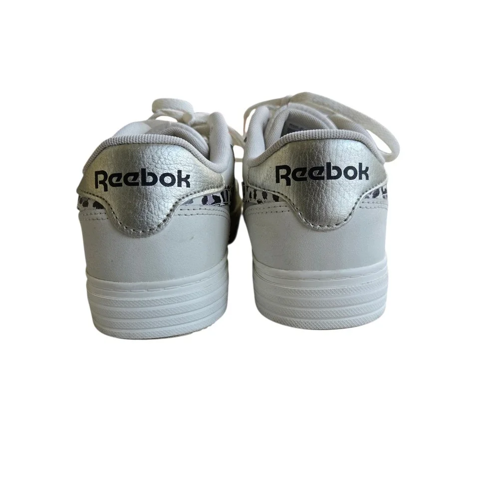 Reebok Club‎ C Double Womens White Leopard Platform Sneakers H02786 Size 7.5
